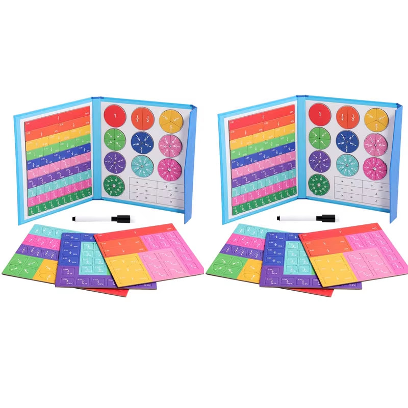Unlock Math Mastery with Fun: Magnetic Fraction Puzzles for Engaging Learning and Cognitive Development