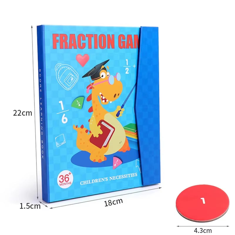 Unlock Math Mastery with Fun: Magnetic Fraction Puzzles for Engaging Learning and Cognitive Development