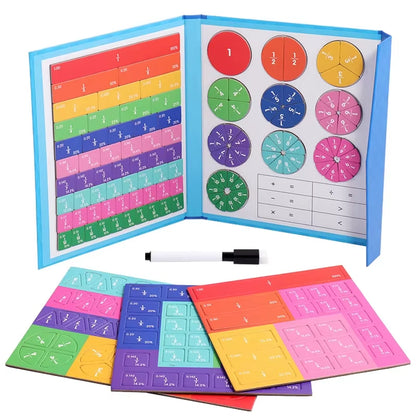 Unlock Math Mastery with Fun: Magnetic Fraction Puzzles for Engaging Learning and Cognitive Development
