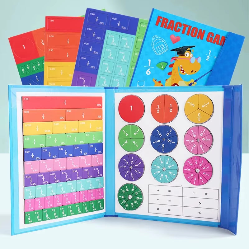Unlock Math Mastery with Fun: Magnetic Fraction Puzzles for Engaging Learning and Cognitive Development