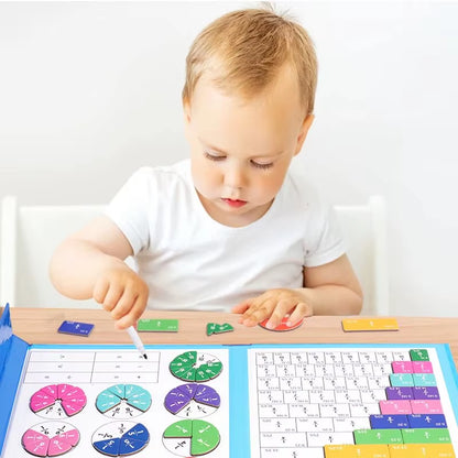 Unlock Math Mastery with Fun: Magnetic Fraction Puzzles for Engaging Learning and Cognitive Development